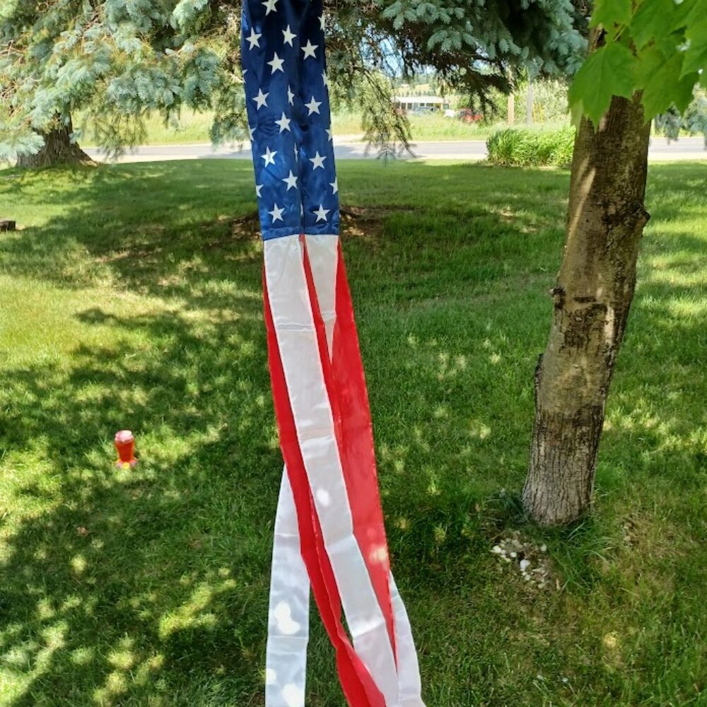 USA Red, White & Blue Windsock. Resale lot of (10) NEW